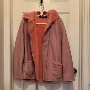 Therma Kota Pink Silja Sherling Coat